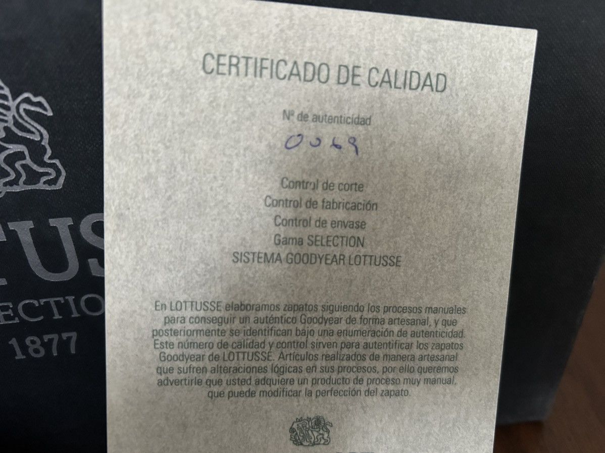 Other Lottusse selection hand made certified Size US 10 / EU 43 - 2 Thumbnail