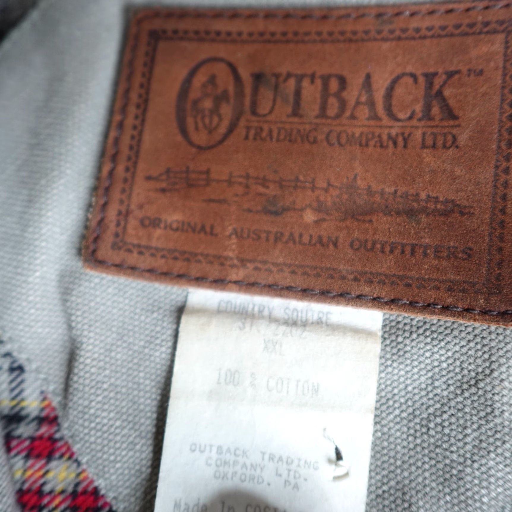 Vintage VINTAGE Outback Trading Jacket 2XL Gray Beige Canvas Coat Men Chore Military Jacket Size US XXL / EU 58 / 5 - 3 Thumbnail