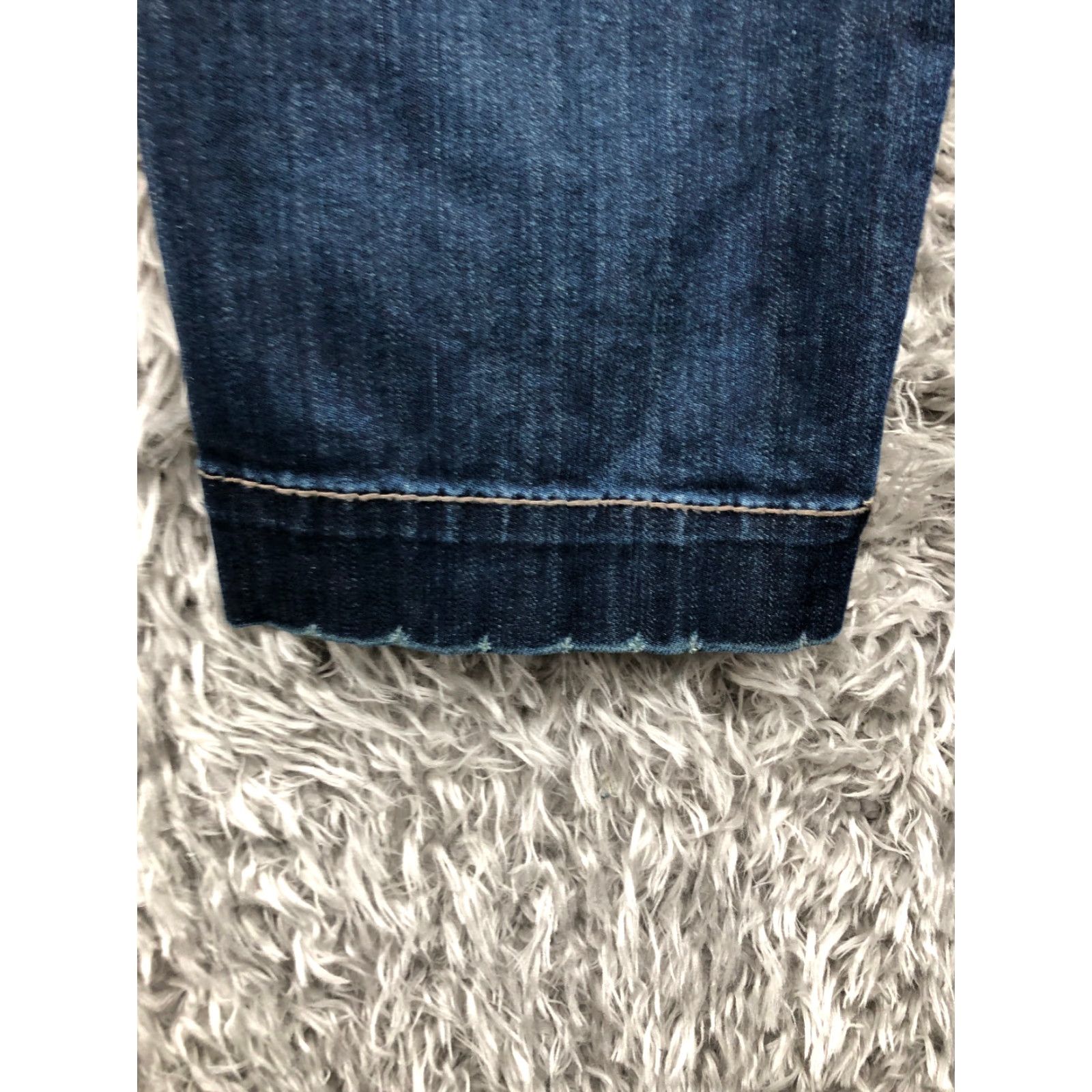 Vintage KUT from the Kloth Jeans Womens Capri Mid Rise Dark Wash Blue Denim Size 8 Size 30" / US 8 / IT 44 - 7 Thumbnail