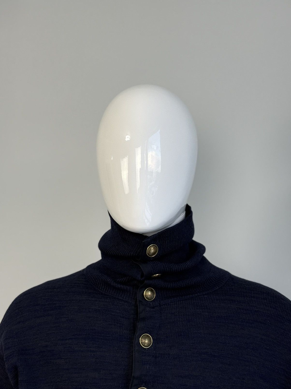 Burberry Prorsum Burberry Prorsum Wool Fall 2010 Button Turtleneck Sweater Size US L / EU 52-54 / 3 - 8 Thumbnail
