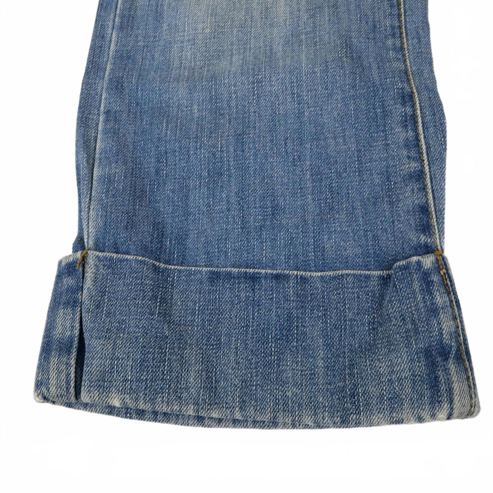 Other Calvin Klein Light Blue Cropped Jeans with Cuffed Hem Size 8 Size 30" / US 8 / IT 44 - 2 Thumbnail