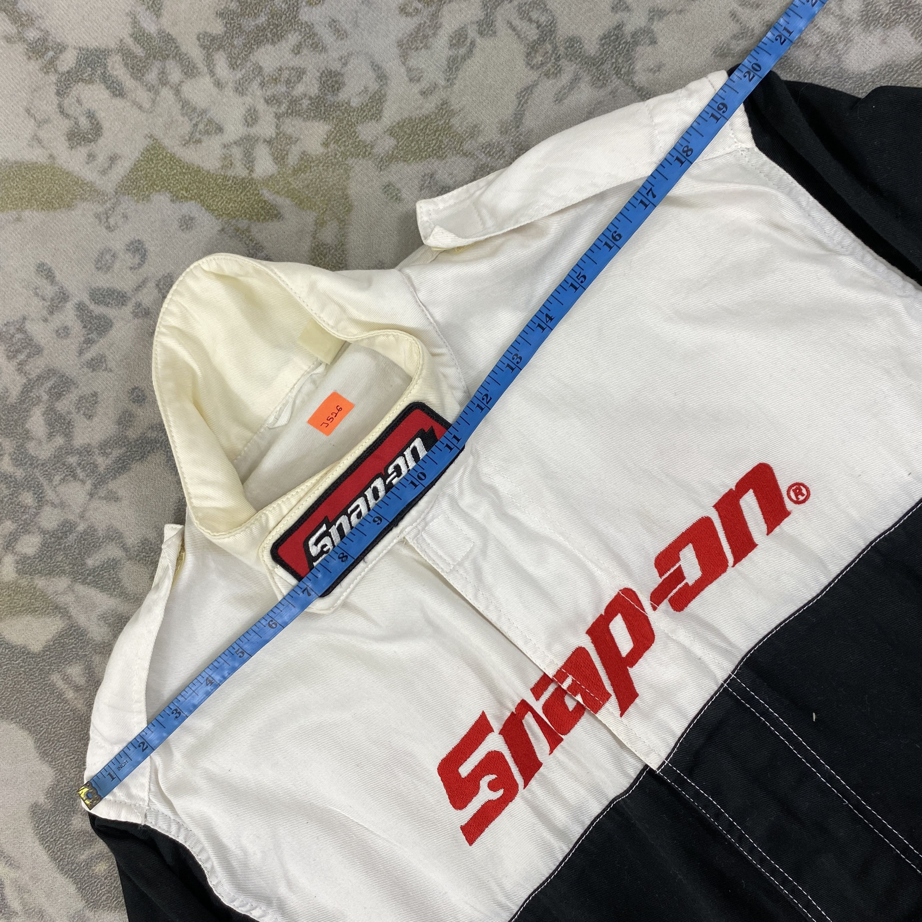 Japanese Brand Vintage Snap-on Mechanics Coveralls Jacket- J526 Size US 35 - 5 Thumbnail