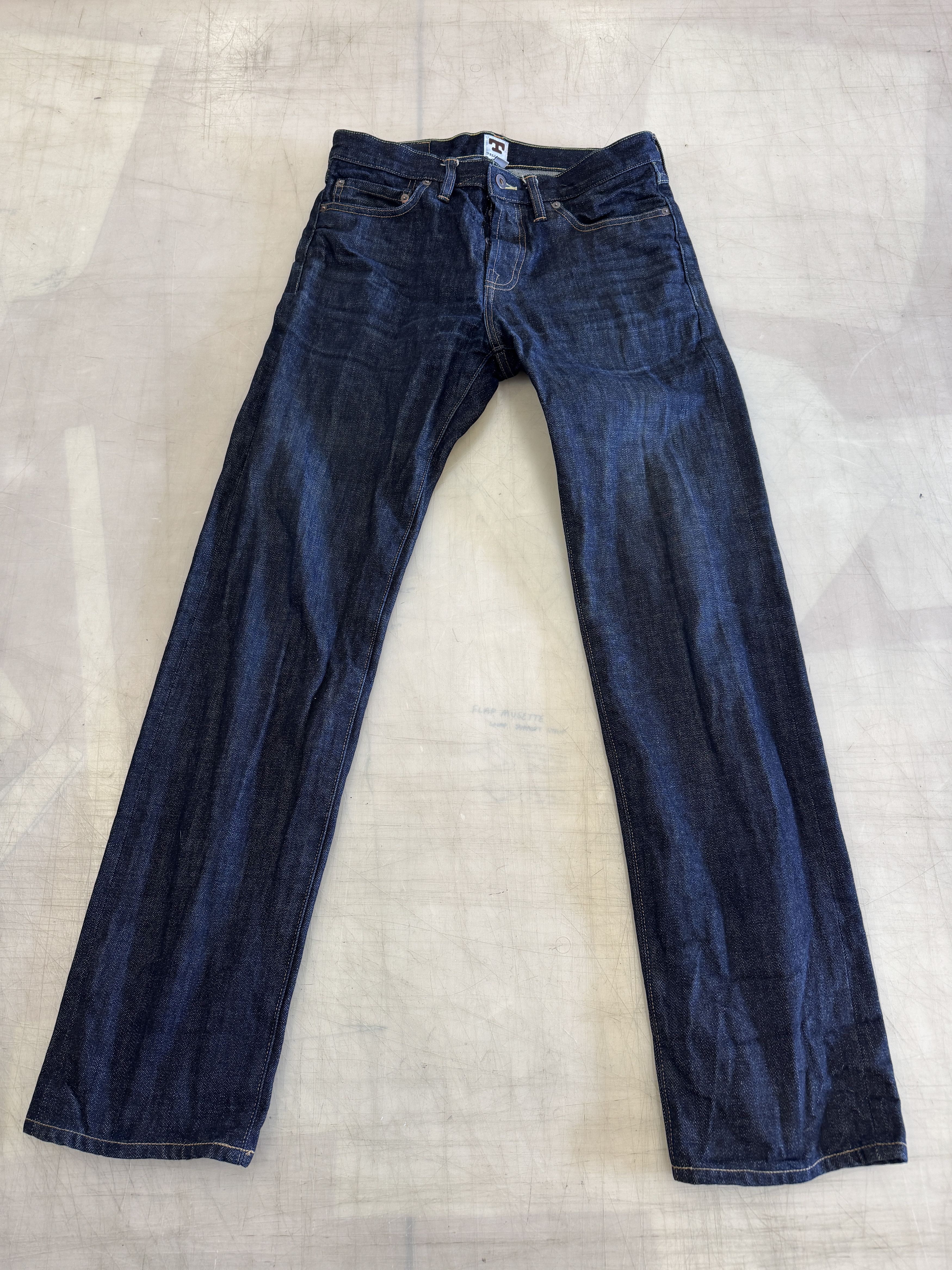 Tellason Sheffield - Straight Tapered Selvedge Jeans - 14.75 oz. Size US 31 - 4 Thumbnail