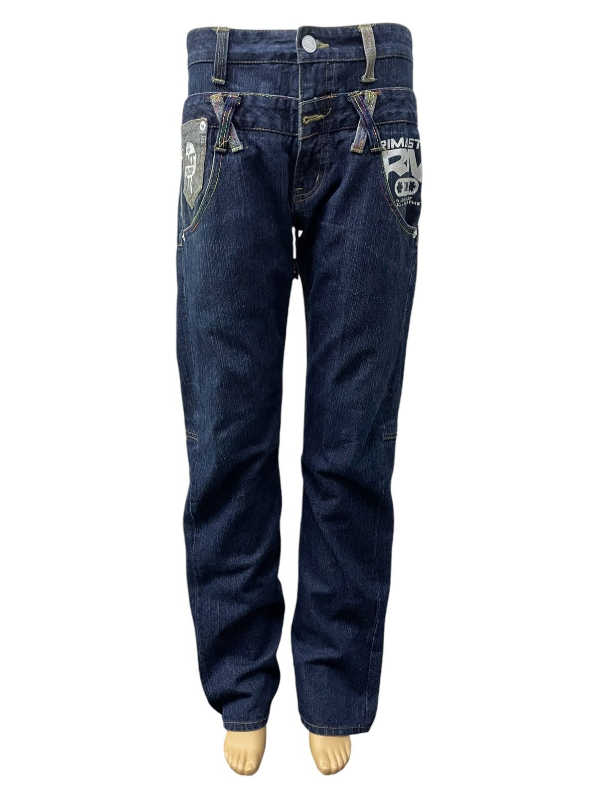 Japanese Brand Rimaster Japan Double Waist Loose Jeans Size US 32 / EU 48 - 3 Thumbnail