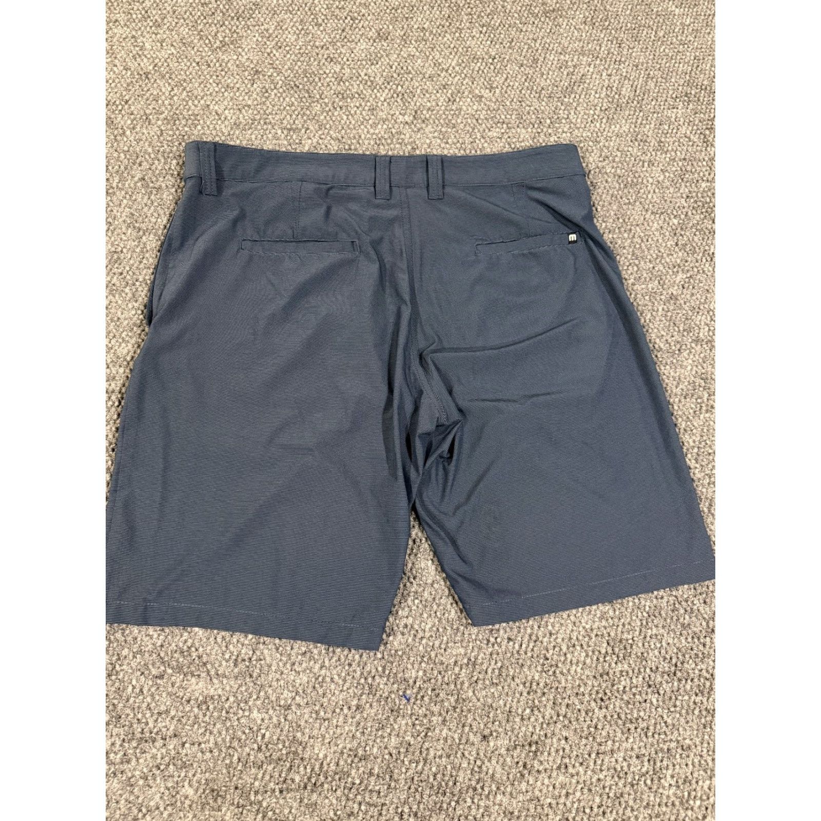 TravisMathew Travis Mathew Golf Shorts Mens 36 Blue Performance Stretch Casual Short Pants Size US 36 / EU 52 - 6 Thumbnail