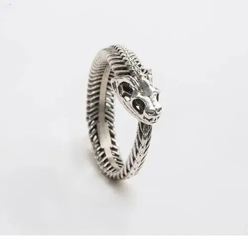 Other Adjustable Snake Skeleton Shape Ring Size ONE SIZE - 6 Thumbnail