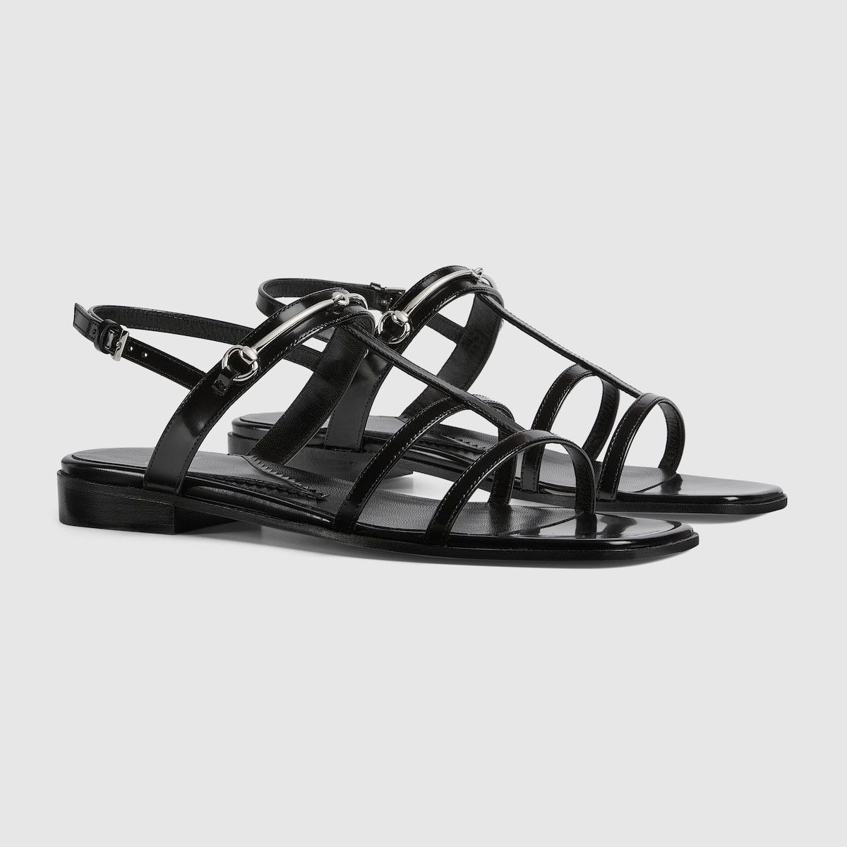 Women's slim Horsebit flat sandal