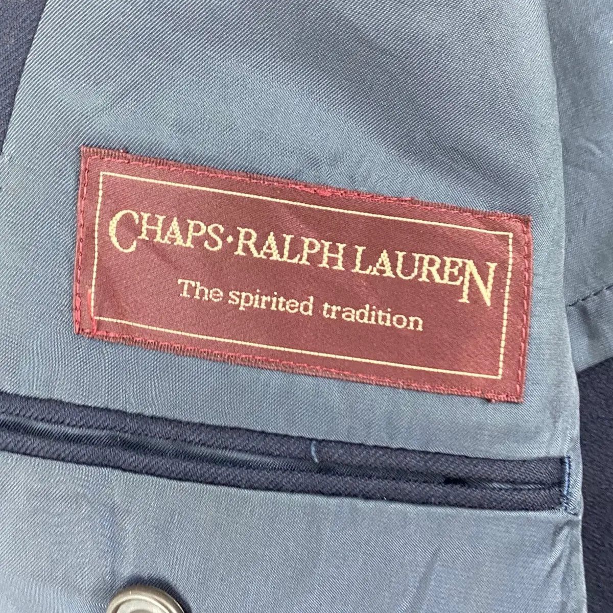Chaps Ralph Lauren Vtg CHAPS RALPH LAUREN POLO 2 Gold Button Blazer Sport Coat Size 38R - 8 Thumbnail