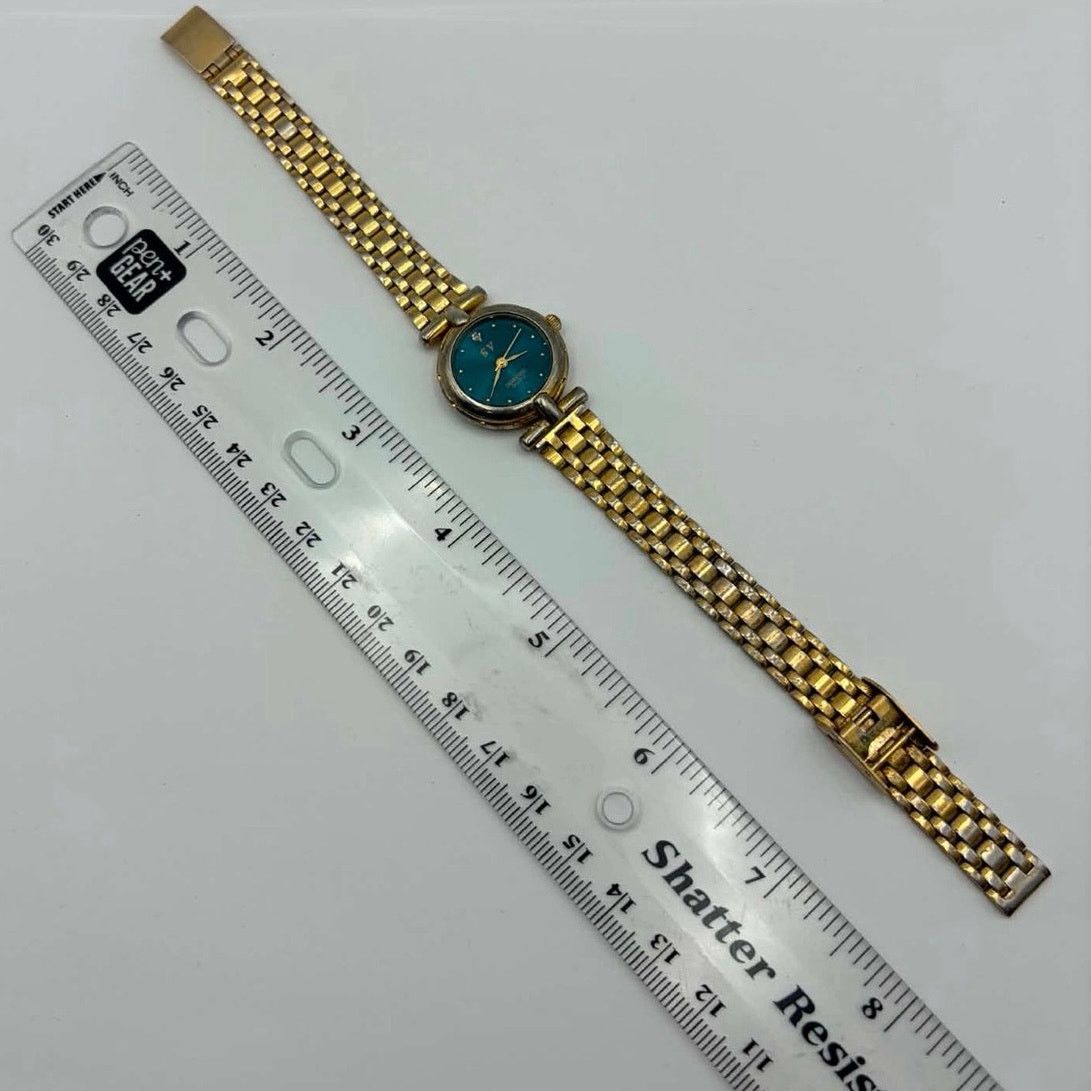 Other Vintage Gold & Blue Sergio Valente Watch Size ONE SIZE - 4 Thumbnail