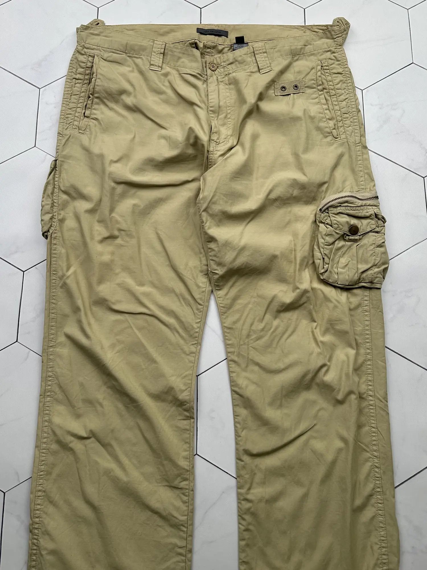 John Varvatos John Varvatos Vintage Cargo Pants (B121) Size US 36 / EU 52 - 2 Thumbnail