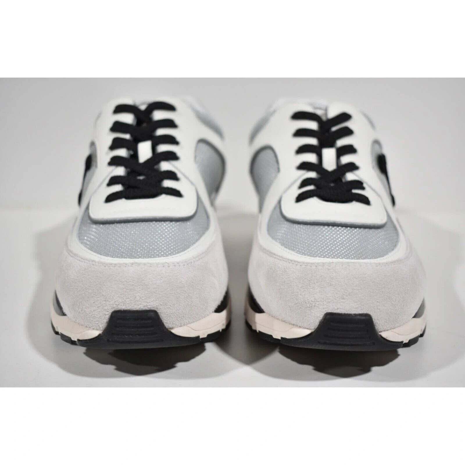 Chanel Chanel Black White CC Logo Low Top Trainer Sneaker 46 13 Size US 13 / EU 46 - 5 Thumbnail