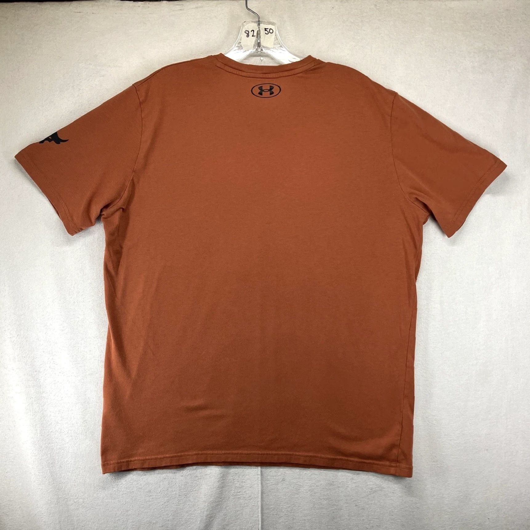 Under Armour Under Armour Men's Large T-Shirt Casual Graphic Print Rock Warrior All Seasons Loose Fit Orange Size US L / EU 52-54 / 3 - 4 Thumbnail