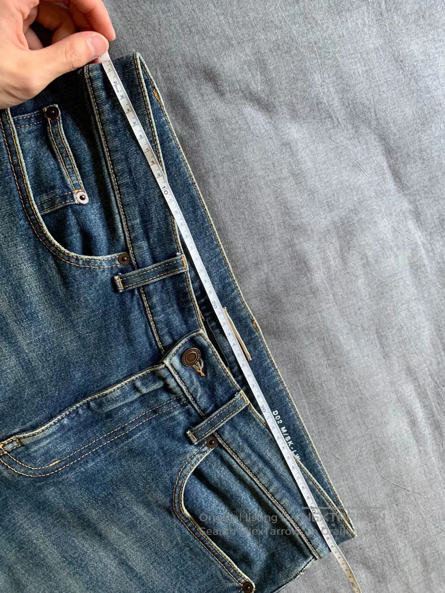 Saint Laurent Paris Saint Laurent SLP Washed Fringe Jeans. Size US 32 / EU 48 - 7 Thumbnail