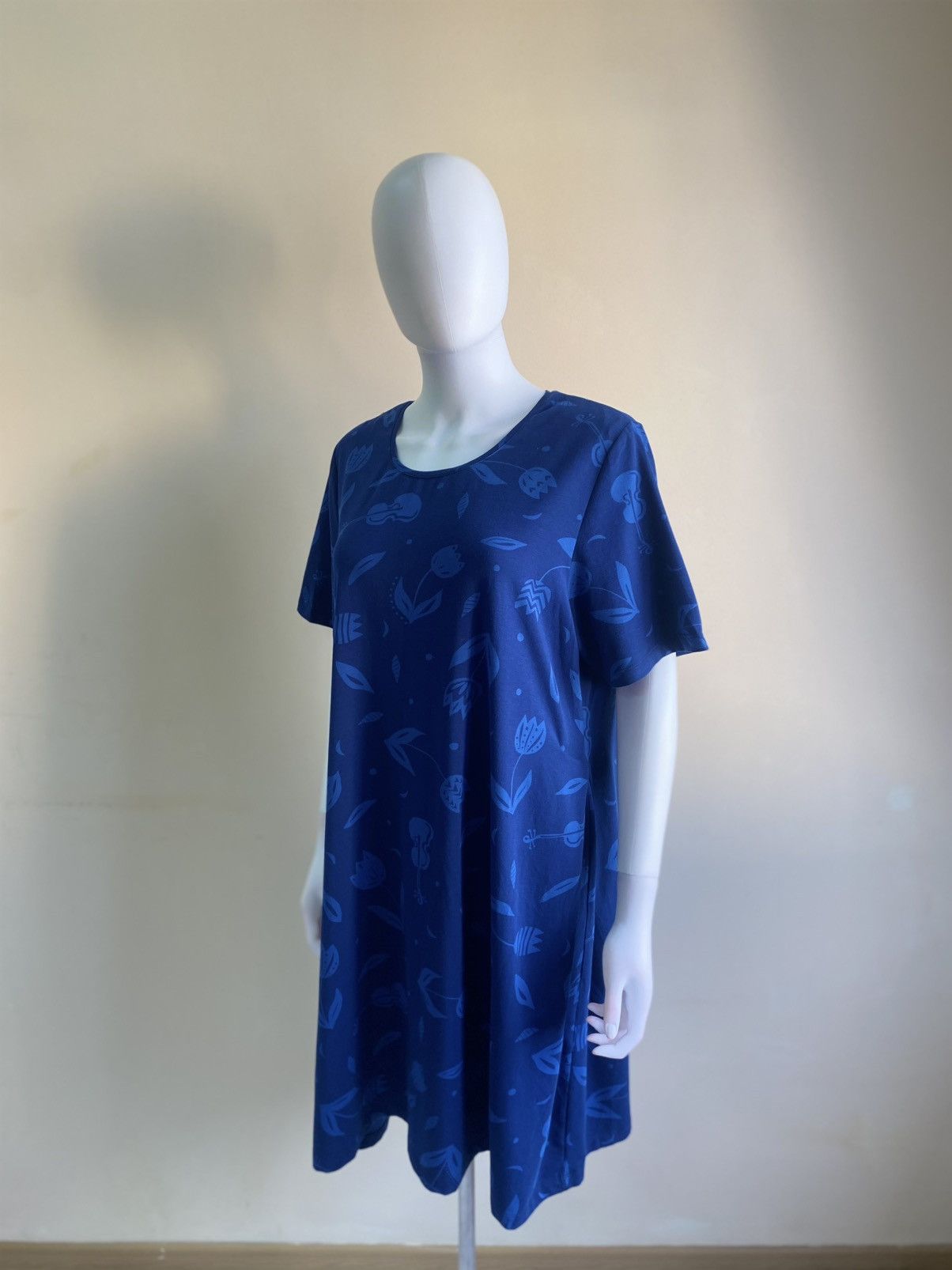 Gudrun Sjoden Gudrun Sjoden Womens Blue Knee Length Dress Size XL Size XL / US 12-14 / IT 48-50 - 5 Thumbnail