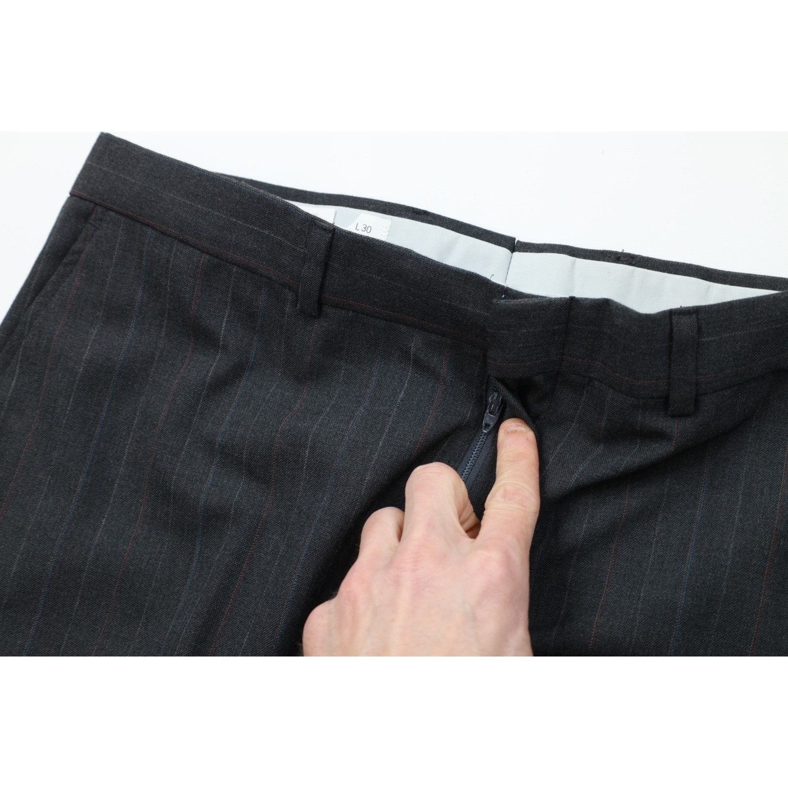 Vintage Vintage 70s Streetwear 2 Piece Worsted Wool Pinstriped Suit Size 42R - 16 Thumbnail