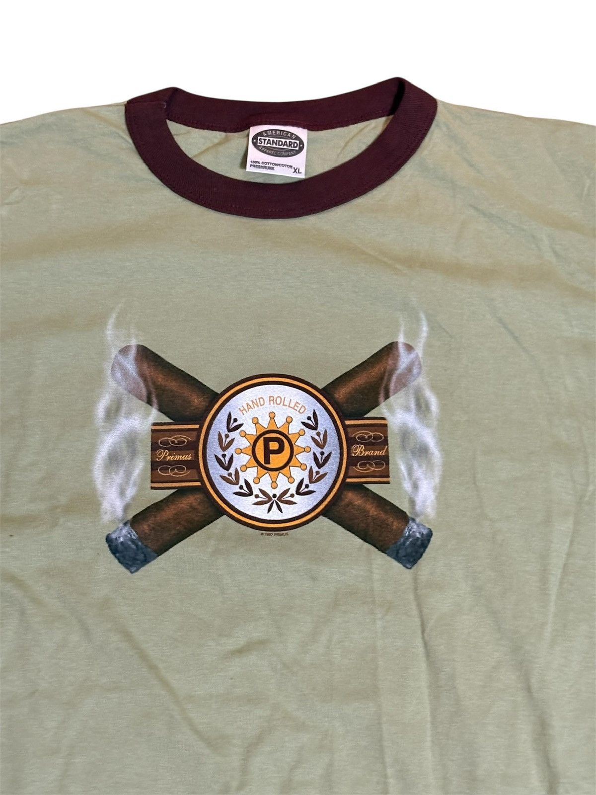 Vintage 1997 primus cigar T shirt Size US XL / EU 56 / 4 - 3 Thumbnail