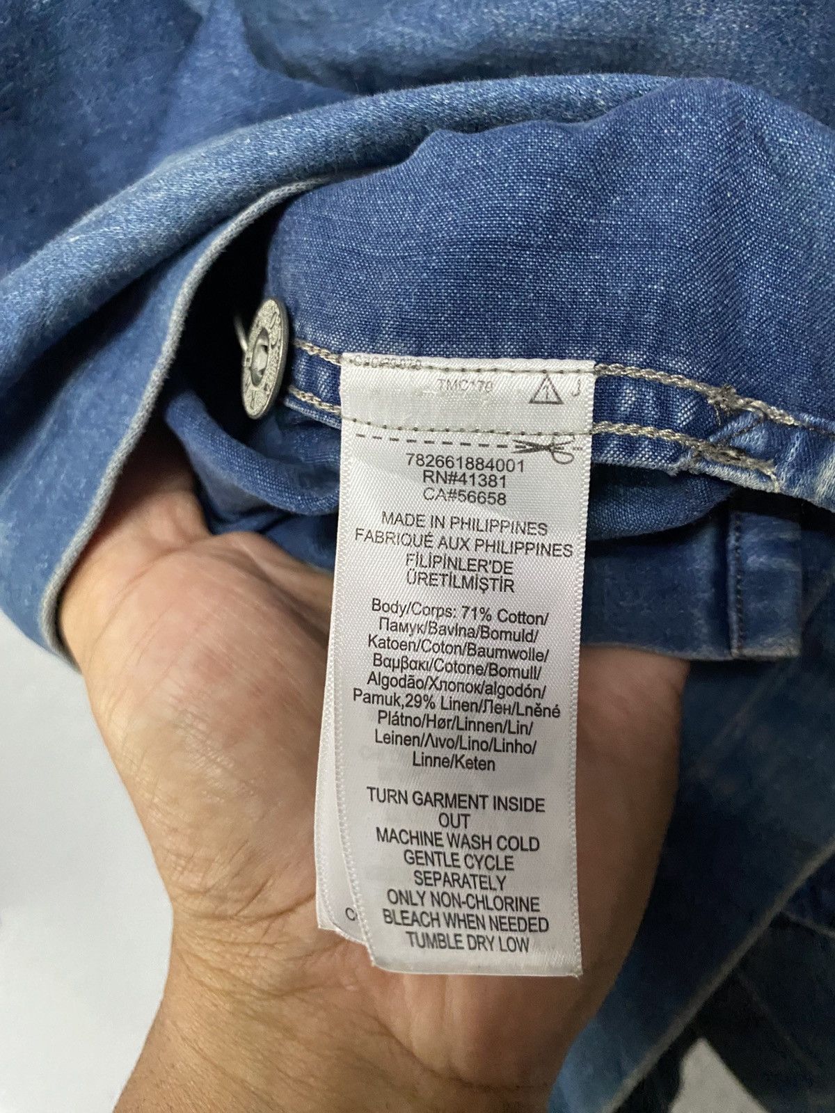 RRL Ralph Lauren Doube RL (RRL) M16s shirt standard issue J(5) Size US S / EU 44-46 / 1 - 7 Thumbnail