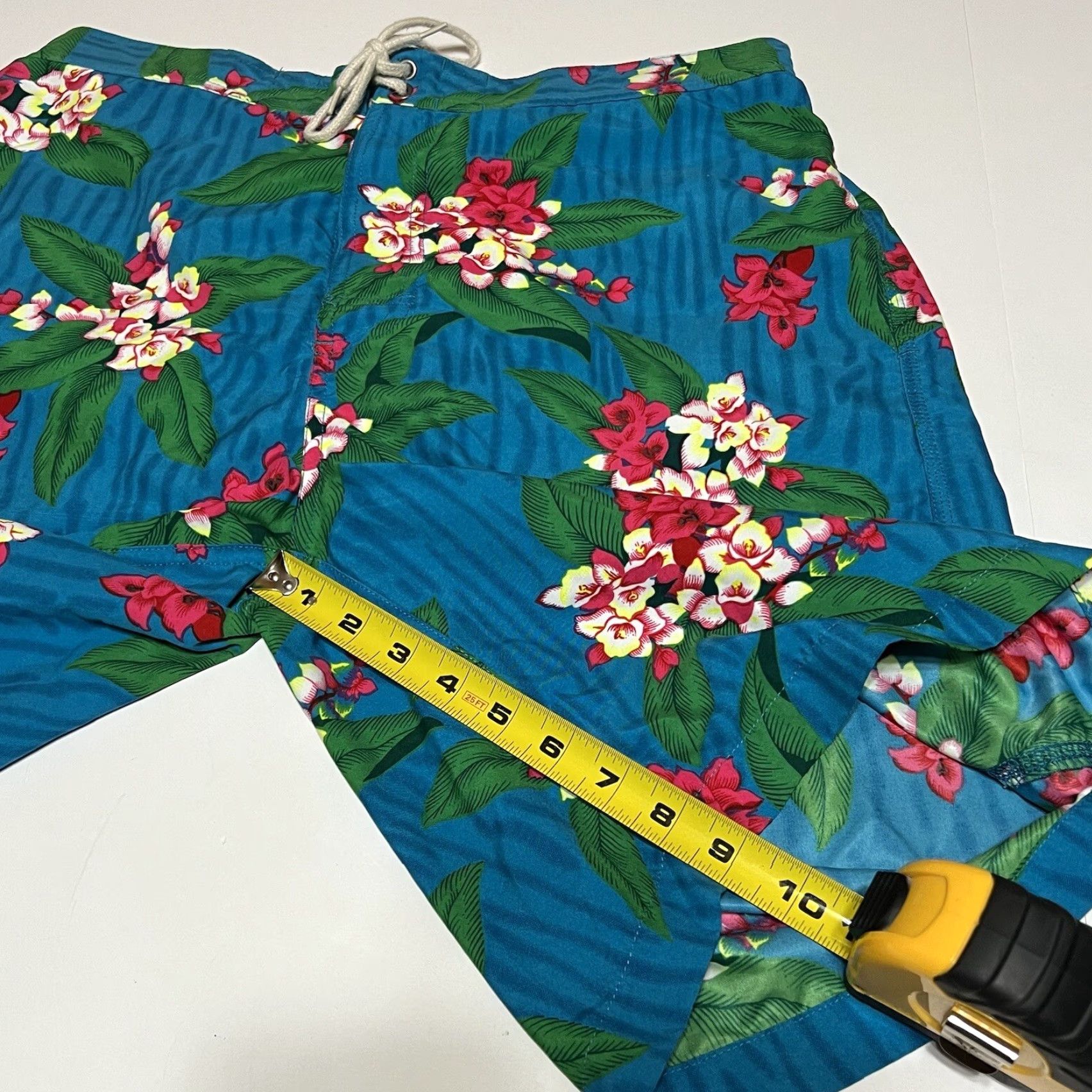Polo Ralph Lauren Polo Ralph Lauren Men’s Blue Pink Floral Print Swim Trunks Large Size US L / EU 52-54 / 3 - 5 Thumbnail