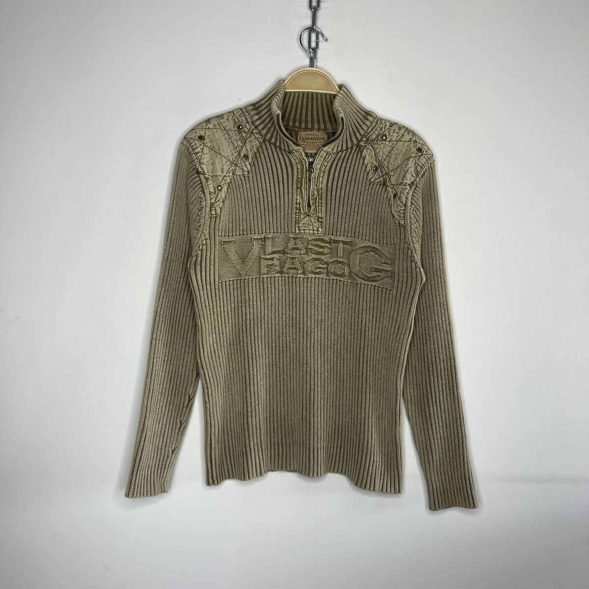 Japanese Brand × Junya Watanabe Y2K LGB IfSixWasNine Style Ribbed Knit Sweater Jumper 90s Size US M / EU 48-50 / 2 - 1 Thumbnail