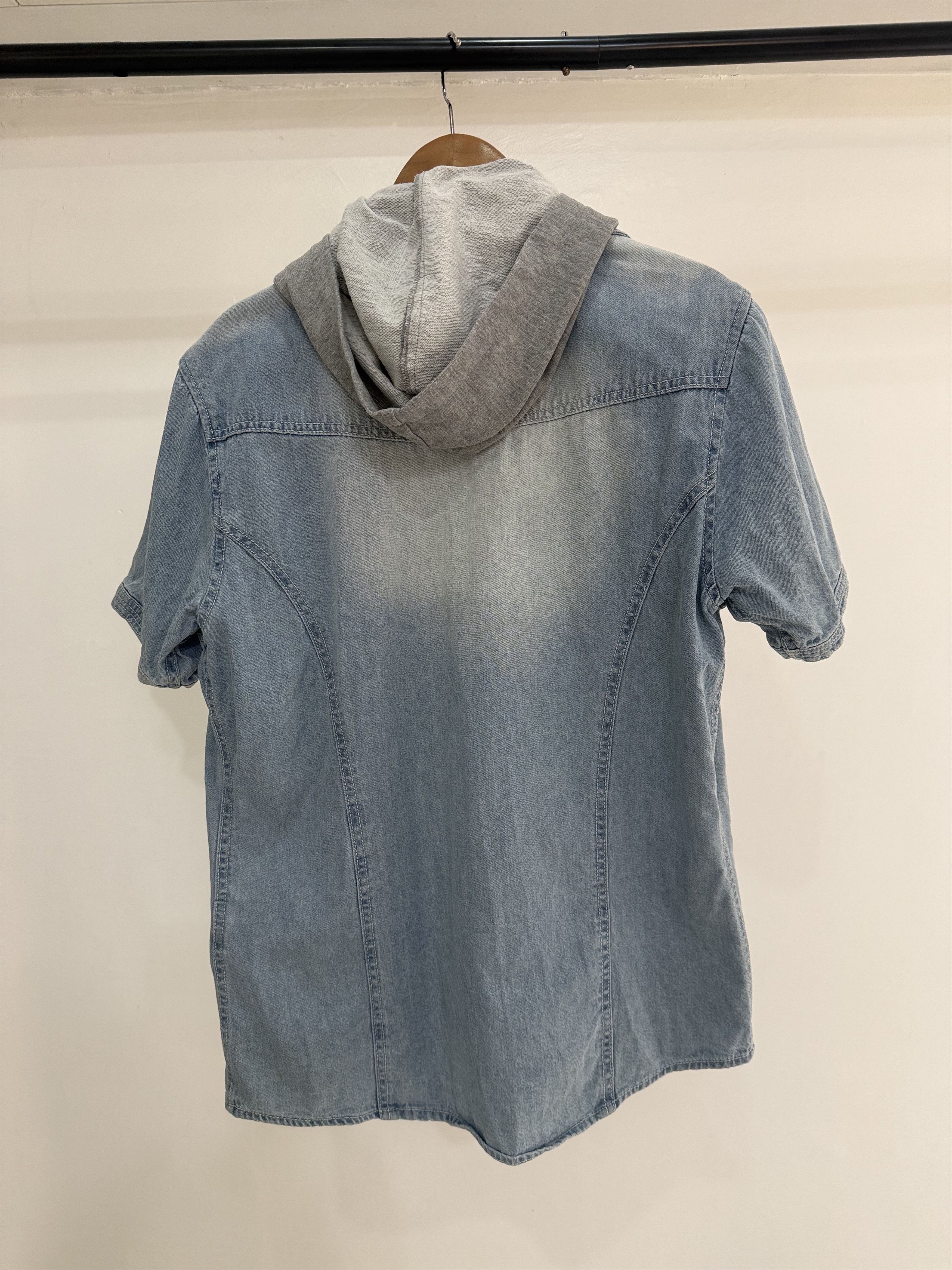 Japanese Brand Spinash Grunge Ifsixwasnine Japanese Brand Hooded Shirt Size US M / EU 48-50 / 2 - 7 Thumbnail