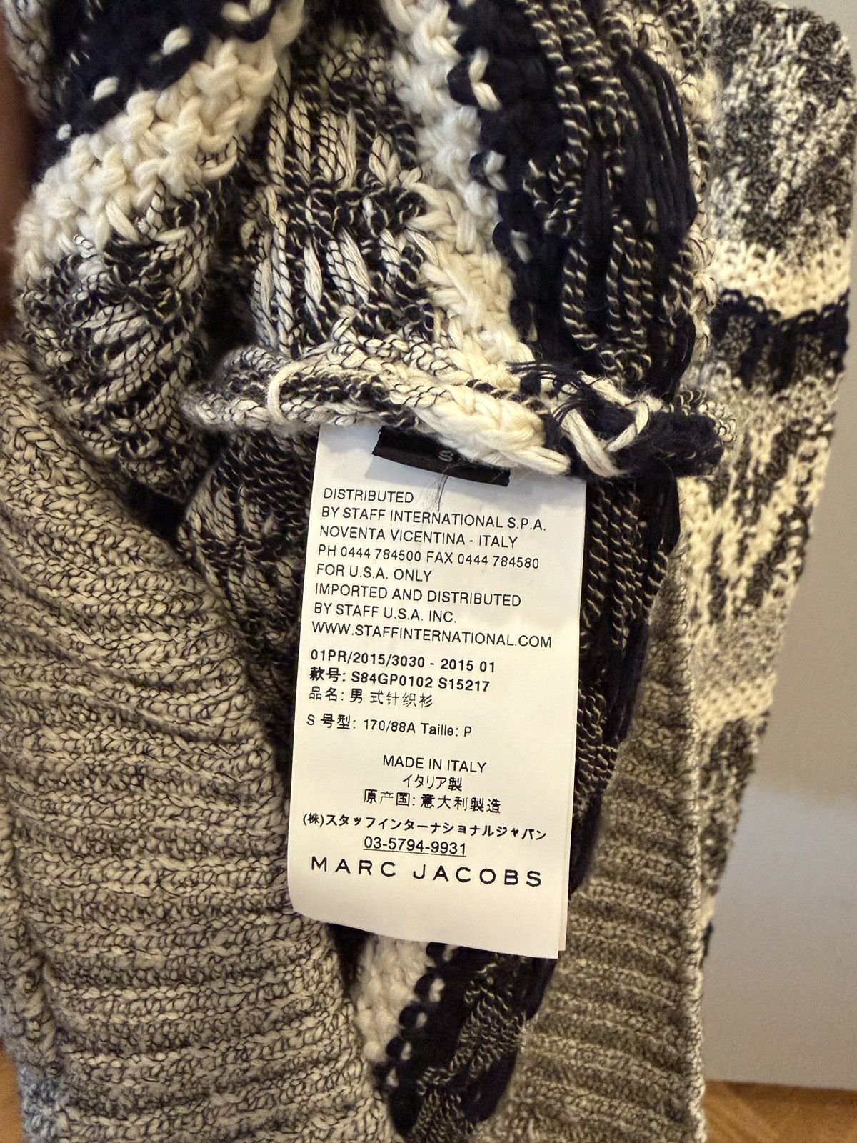 Marc Jacobs Marc Jacobs Pattern Knit Cardigan Made in Italy Size US S / EU 44-46 / 1 - 3 Thumbnail
