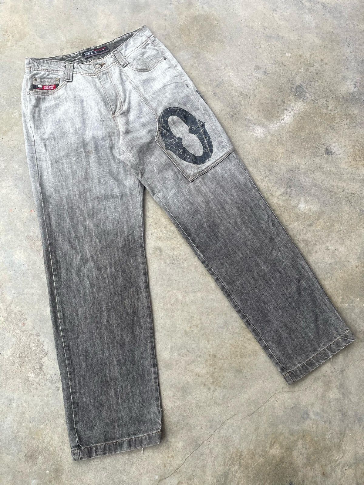 Fubu × JNCO Vintage Y2K Fubu Gradient Dye Jeans Pant Size US 32 / EU 48 - 6 Thumbnail