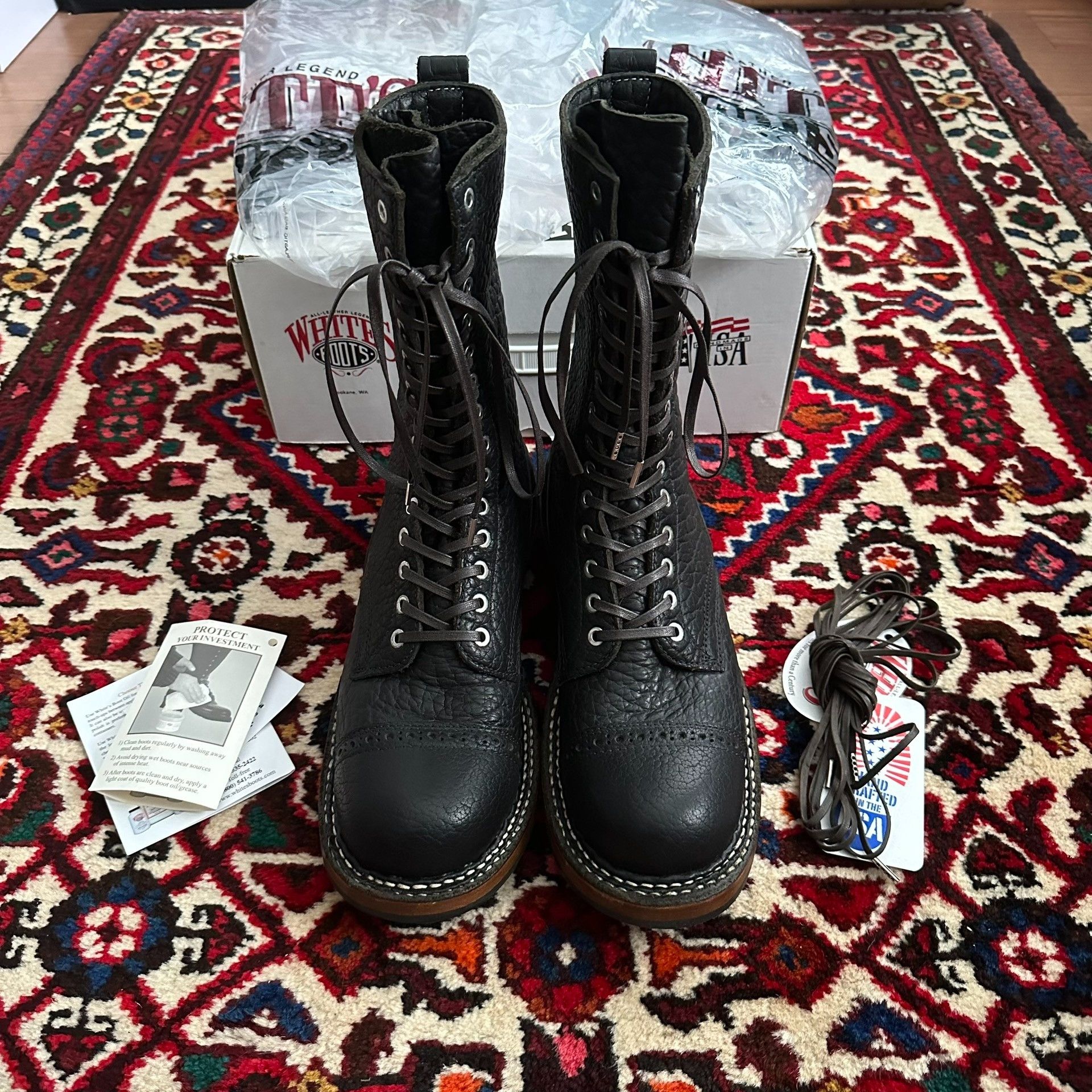 White's Boots Whites Smoke Jumper Boots Size US 8.5 / EU 41-42 - 1 Thumbnail