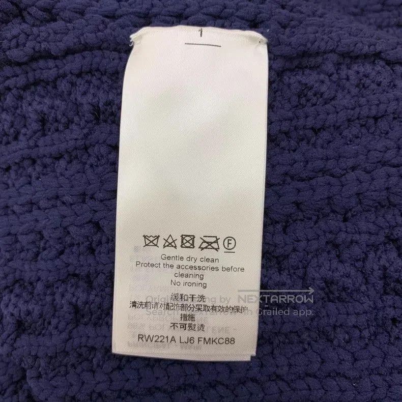Louis Vuitton Louis Vuitton Blue Knit Cardigan Coat. Size US S / EU 44-46 / 1 - 8 Thumbnail