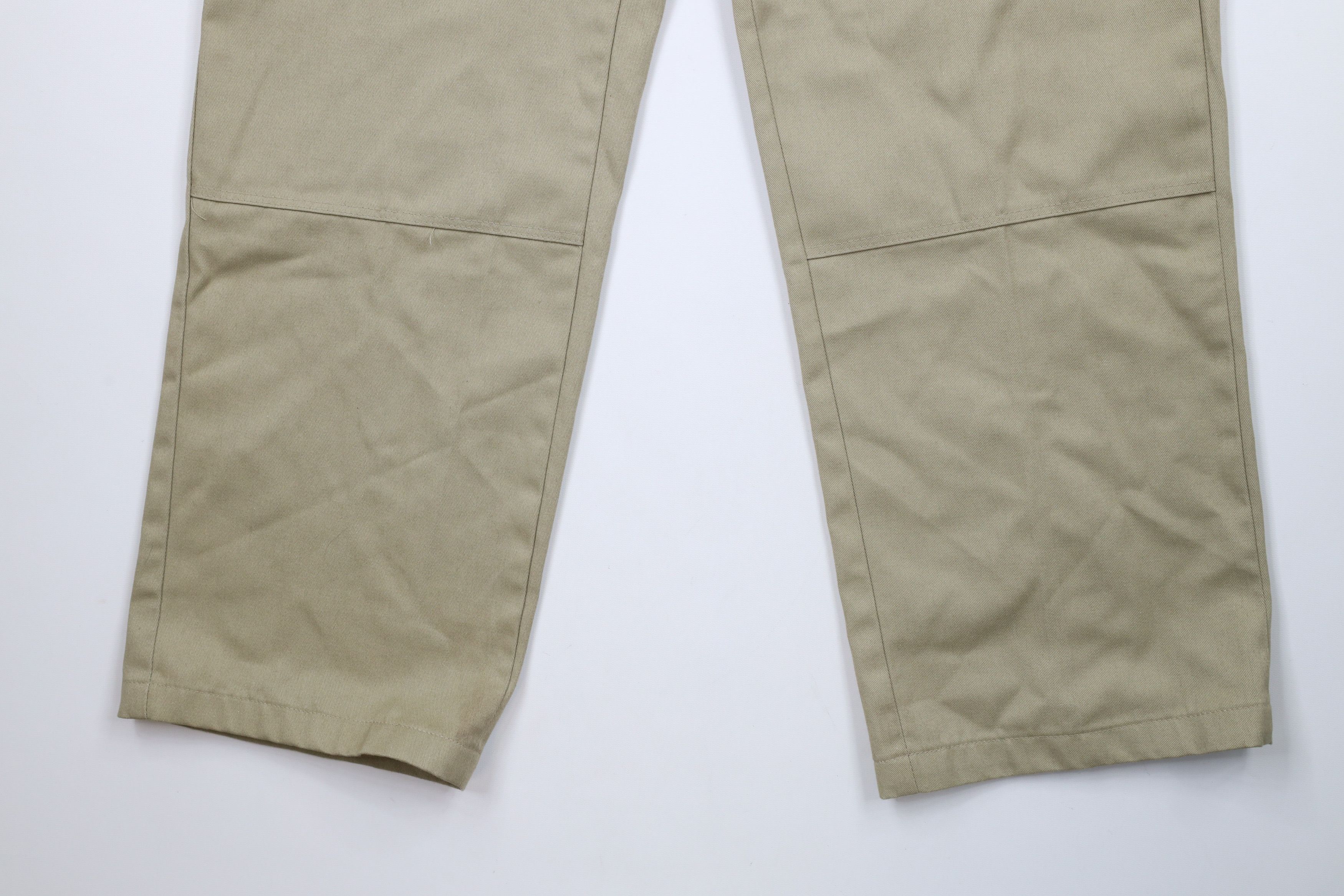 Dickies × Vintage Vintage Y2K Dickies Fit Wide Leg Double Knee Pants Beige Size US 34 / EU 50 - 4 Thumbnail