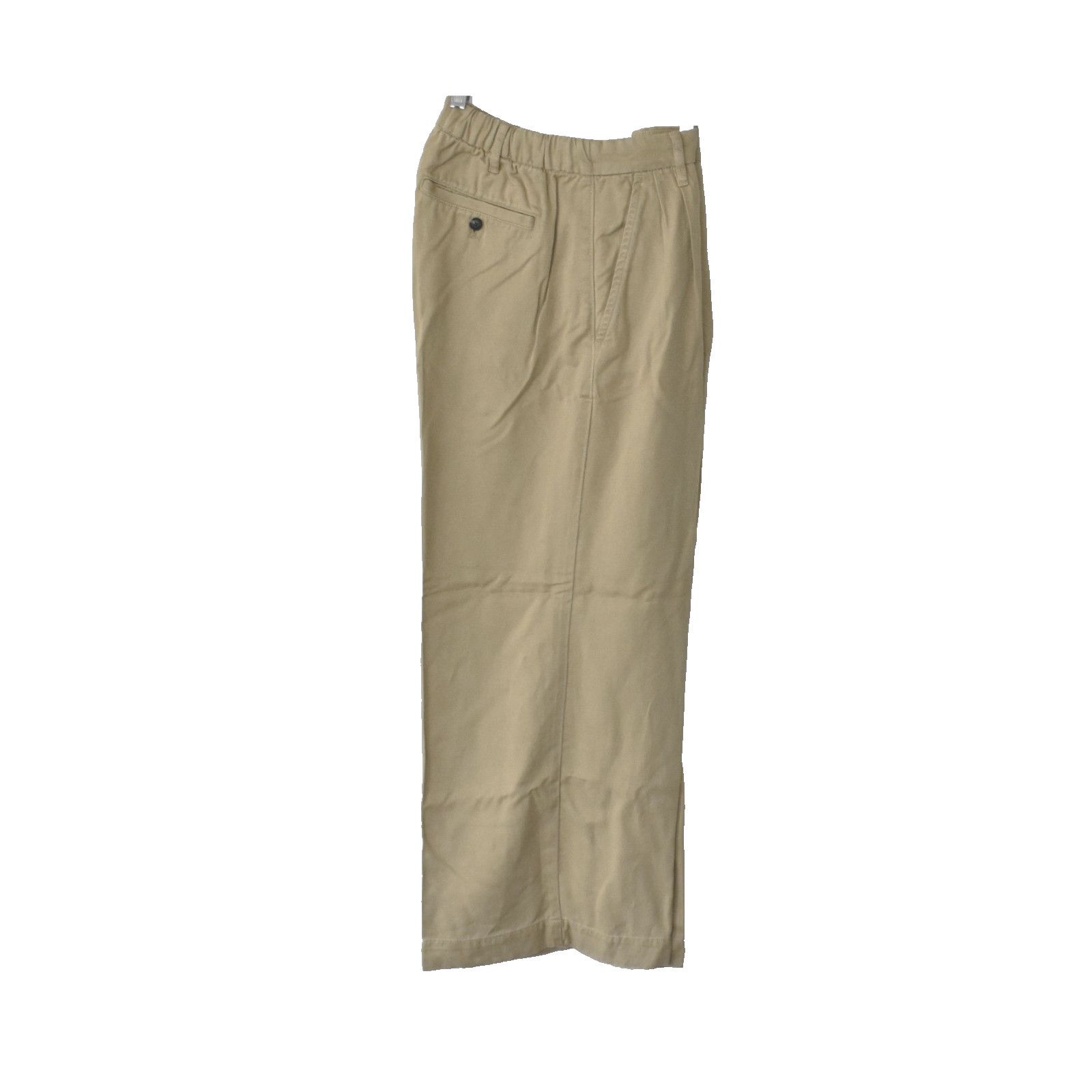 Everlane NWT EVERLANE Pleated Slash Pocket Wide Leg Tan Chino Pants 6 Size 28" / US 6 / IT 42 - 3 Thumbnail