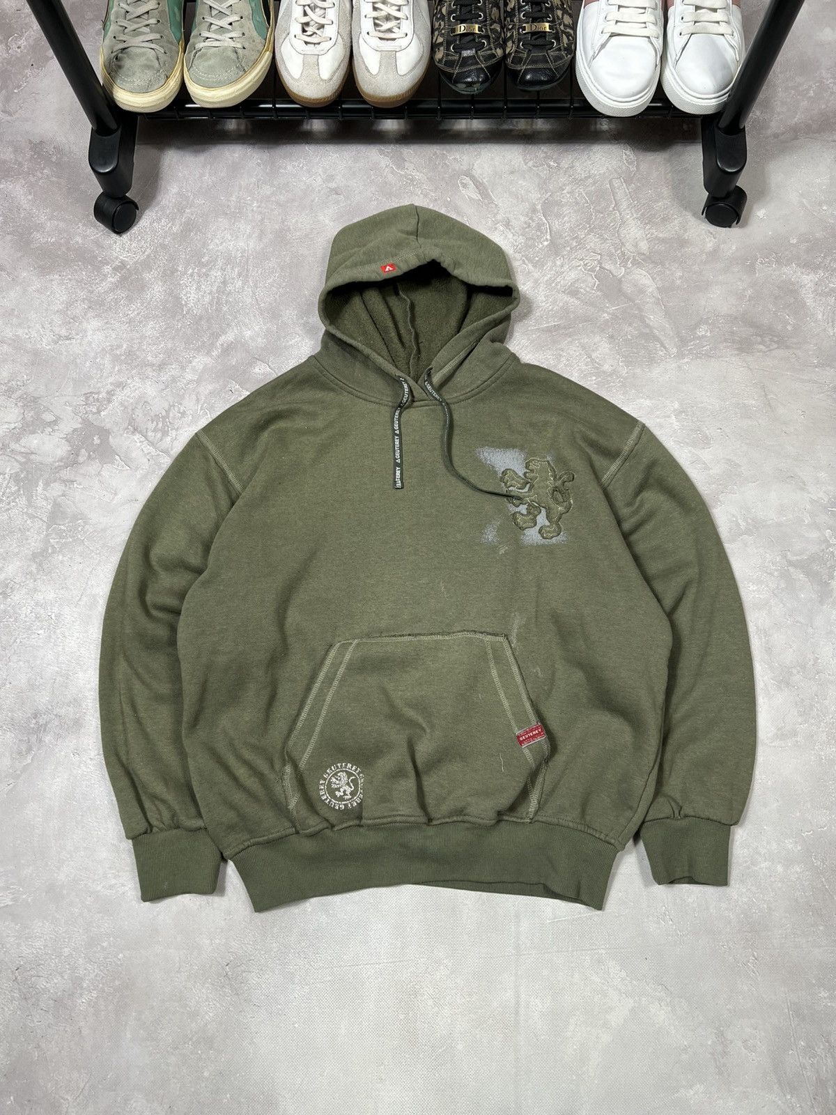 Vintage Histeric Glamour Style Distressed Hoodie