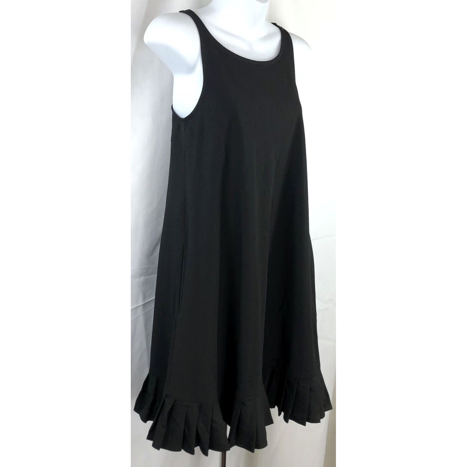 Old Navy NWT Old Navy dress XS blk Drop Waist Pleated sleeveless knee length preppy Cute Size XS / US 0-2 / IT 36-38 - 2 Thumbnail