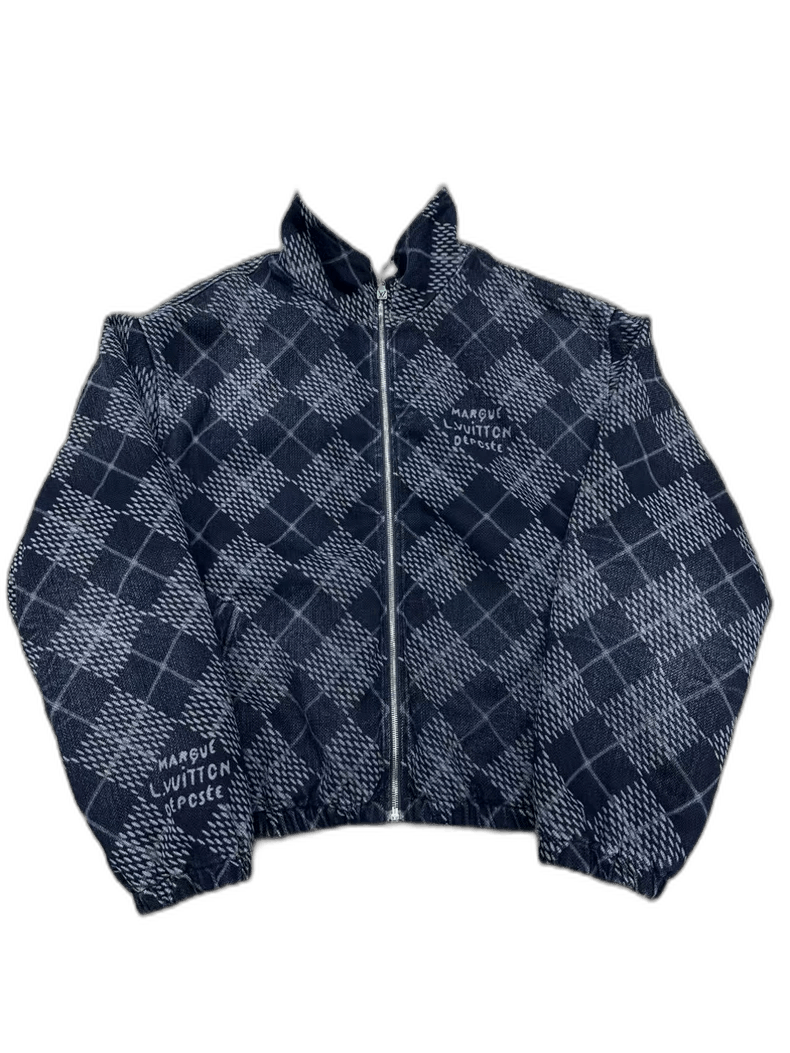 Louis Vuitton Louis Vuitton Checkered Zip Jacket-2505 Size US XL / EU 56 / 4 - 1 Thumbnail