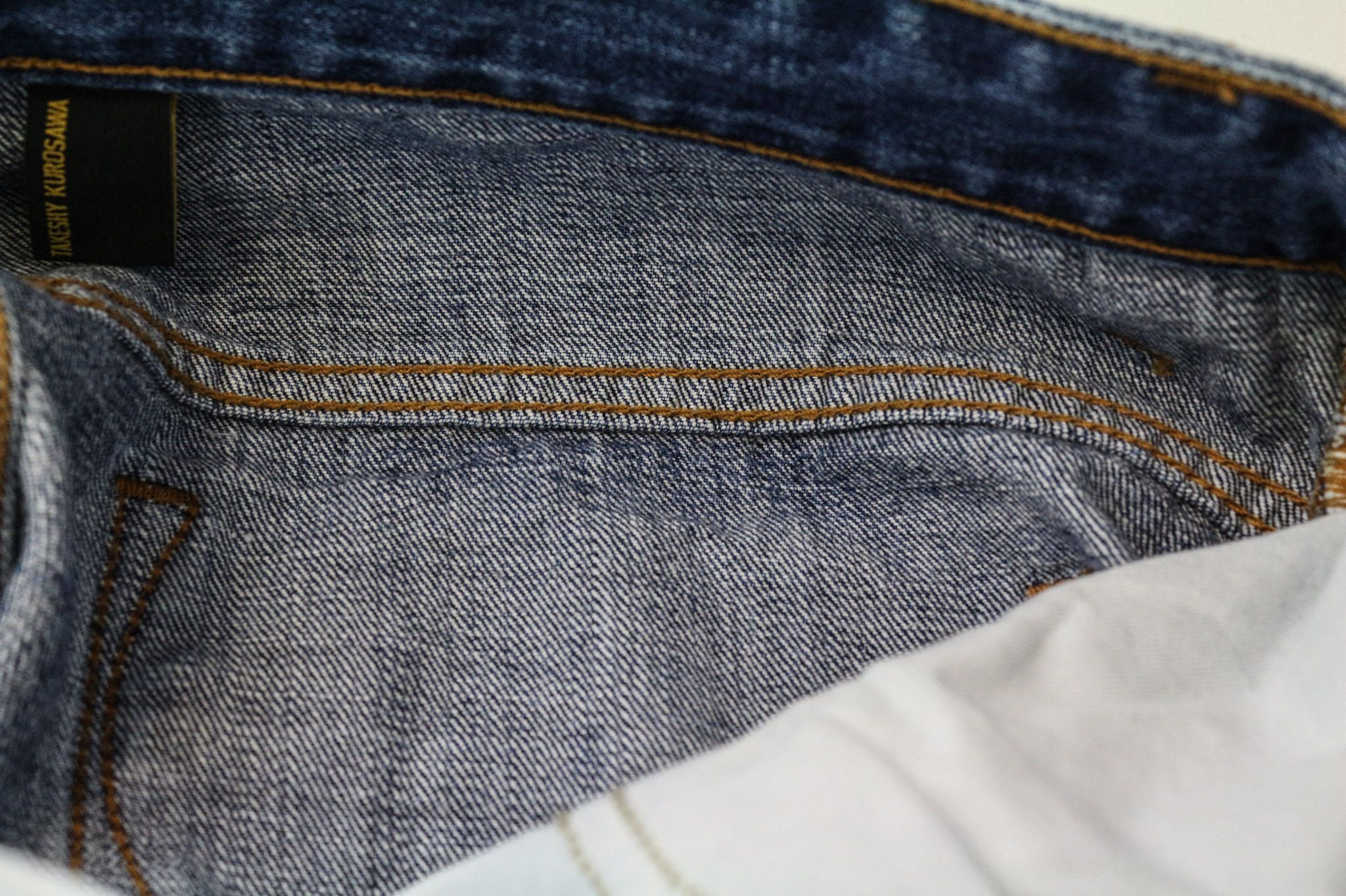 Takeshy Kurosawa TK 08 W34 Blue Distressed Button Slim Jeans 75721 Size US 34 / EU 50 - 9 Thumbnail