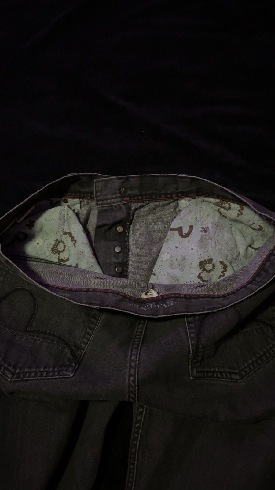Evisu Black EVISU jeans Size US 36 / EU 52 - 4 Thumbnail