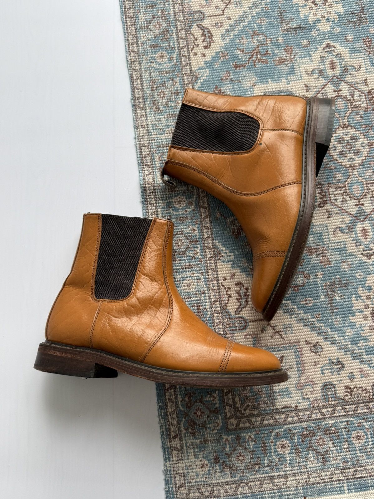 Solovair NPS Solovair Since1887 MadeIn England Leather Chelsea Boots Size US 9 / EU 42 - 2 Thumbnail
