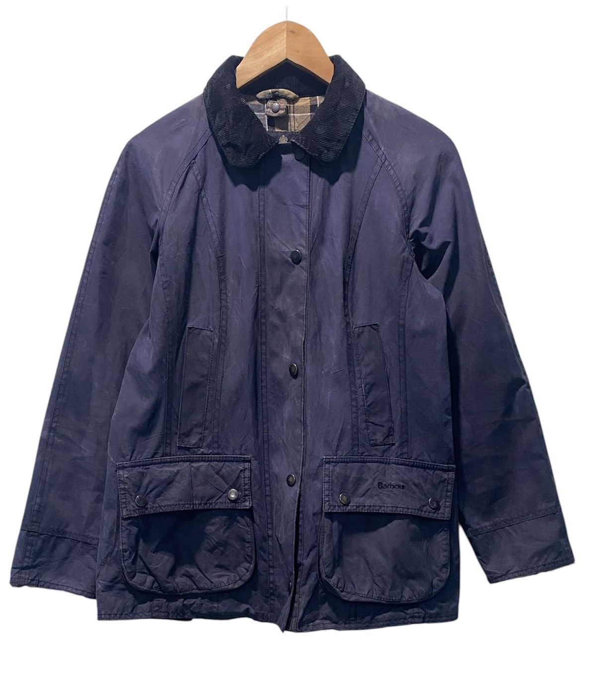 Barbour Aw17 Barbour Tartan Waxed Cotton Jacket Made England Size S / US 4 / IT 40 - 1 Thumbnail