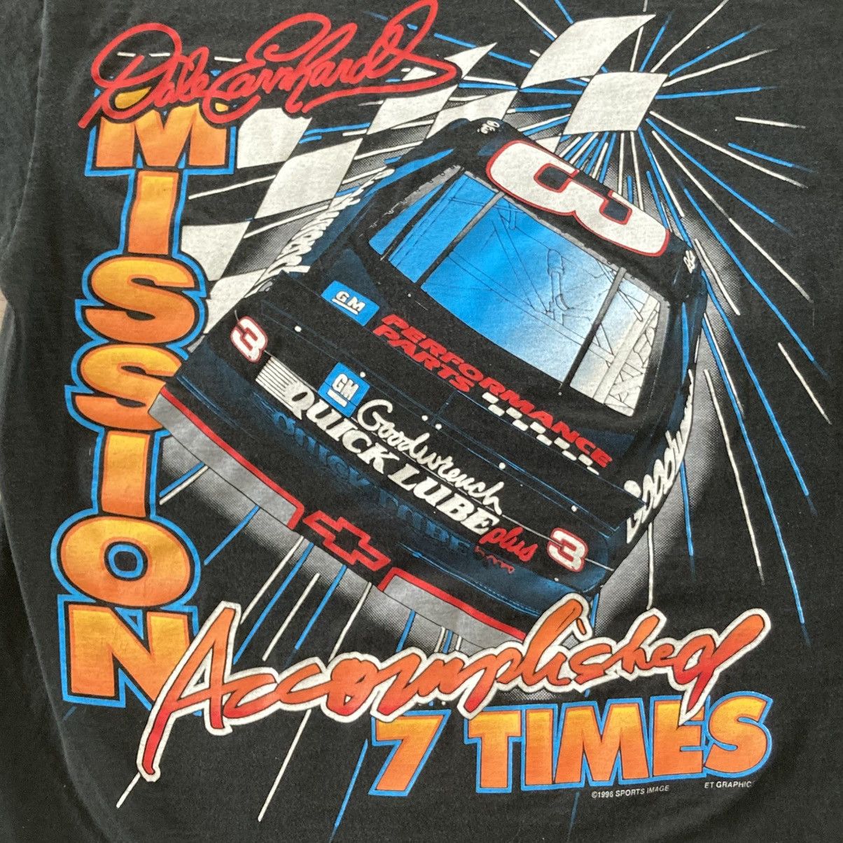 Jerzees 90s Dale Earnhardt man on a mission tee Size US L / EU 52-54 / 3 - 5 Thumbnail
