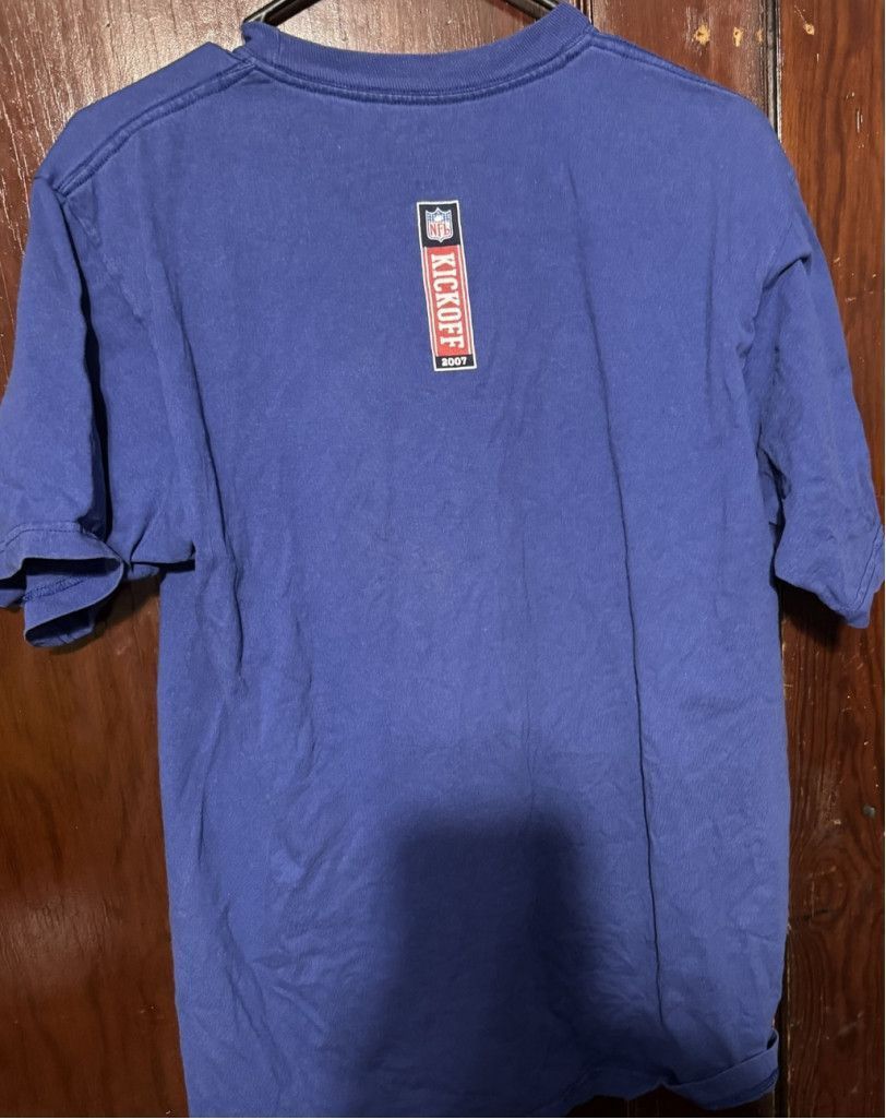 Reebok New York Giants Vintage 2007 Reebok T-Shirt Men Size M Blue Size US M / EU 48-50 / 2 - 2 Thumbnail