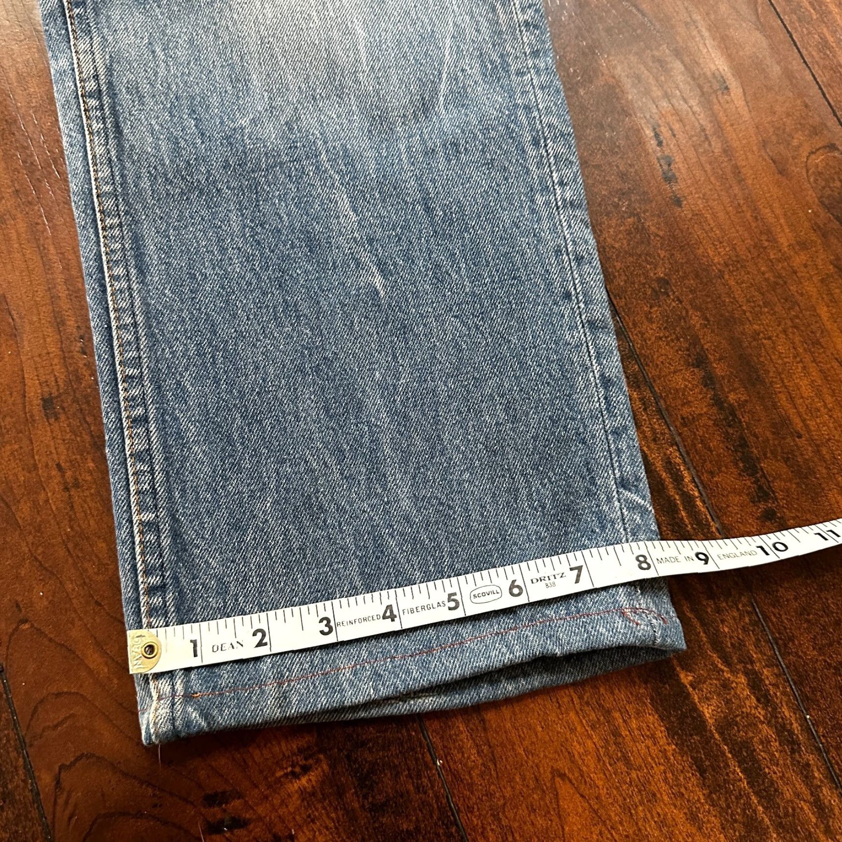 Levi's VINTAGE Levi's 501 Jeans Men 32x27 Regular Fit Straight Leg Cotton Denim 80s Ripped Thrashed 90s Size US 32 / EU 48 - 7 Thumbnail