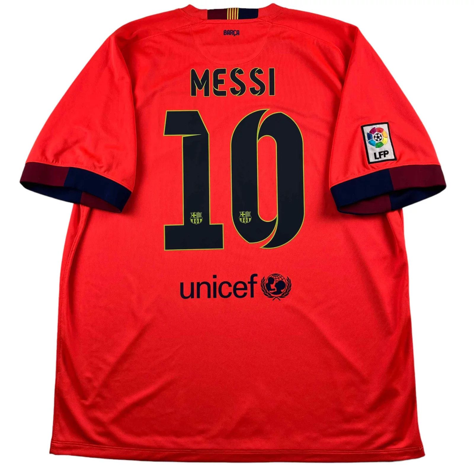 Nike FC Barcelona 2014-15 Nike Away Messi Soccer Jersey size XXL | Grailed