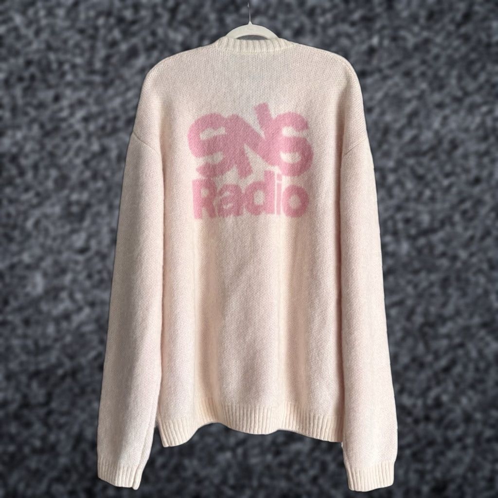 Pinko VINTAGE SNS Radio Pink Mohair Knit Cardigan Sweater XXL RARE Mens Cardigan Mohair Pink 2XL Wool Nylon Nylon Wool Size US XXL / EU 58 / 5 - 1 Thumbnail