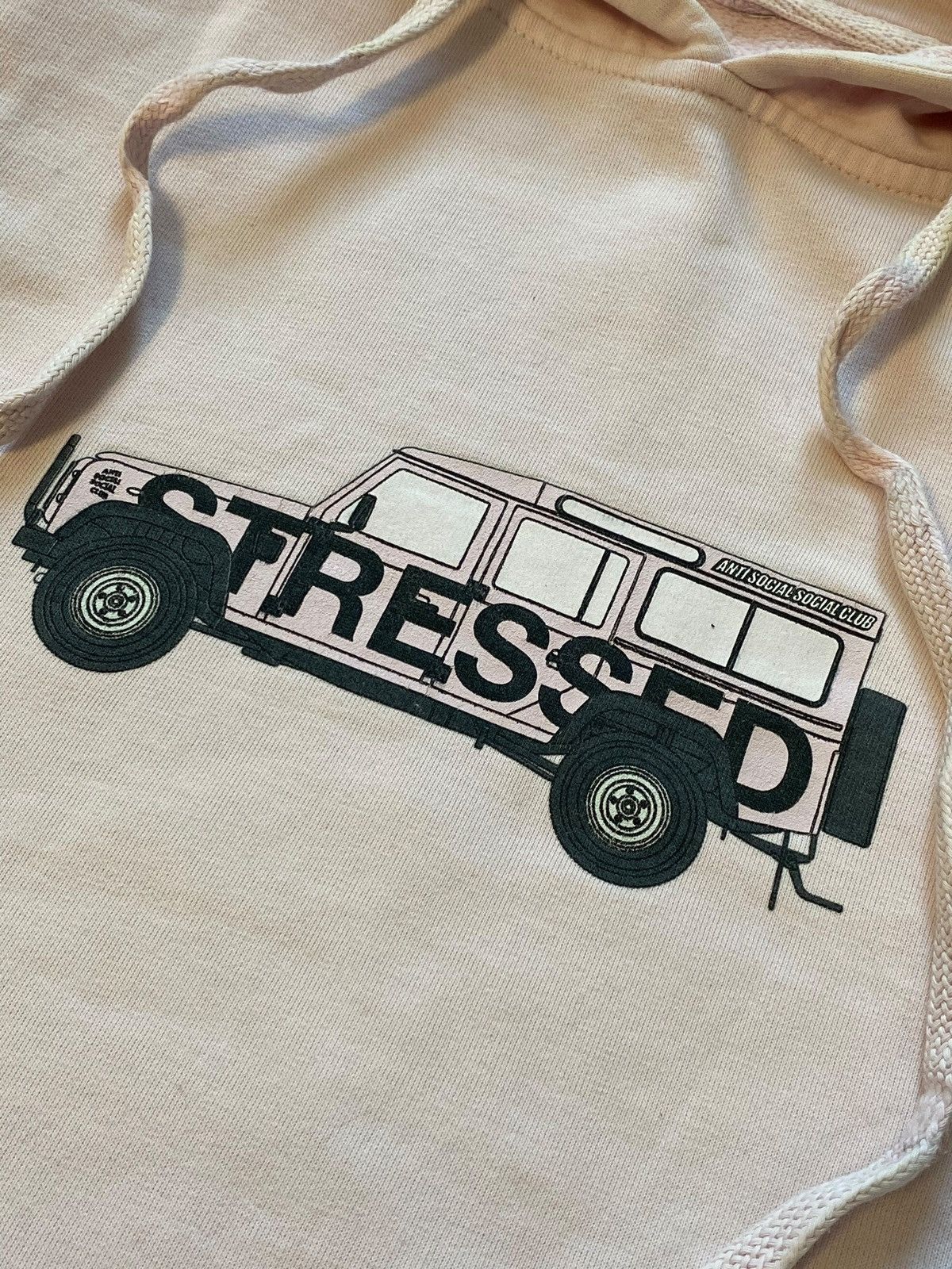 Anti Social Social Club 🔥 ASSC STRESSED HOODIE LAND ROVER DRIP REAL INTROVERT ENERGY Size US L / EU 52-54 / 3 - 6 Thumbnail
