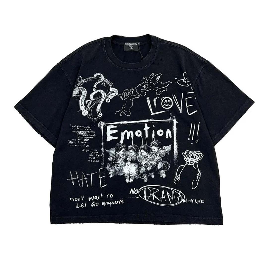 Other Mixed Emotions Black Chaos Tee Size US XL / EU 56 / 4 - 1 Thumbnail