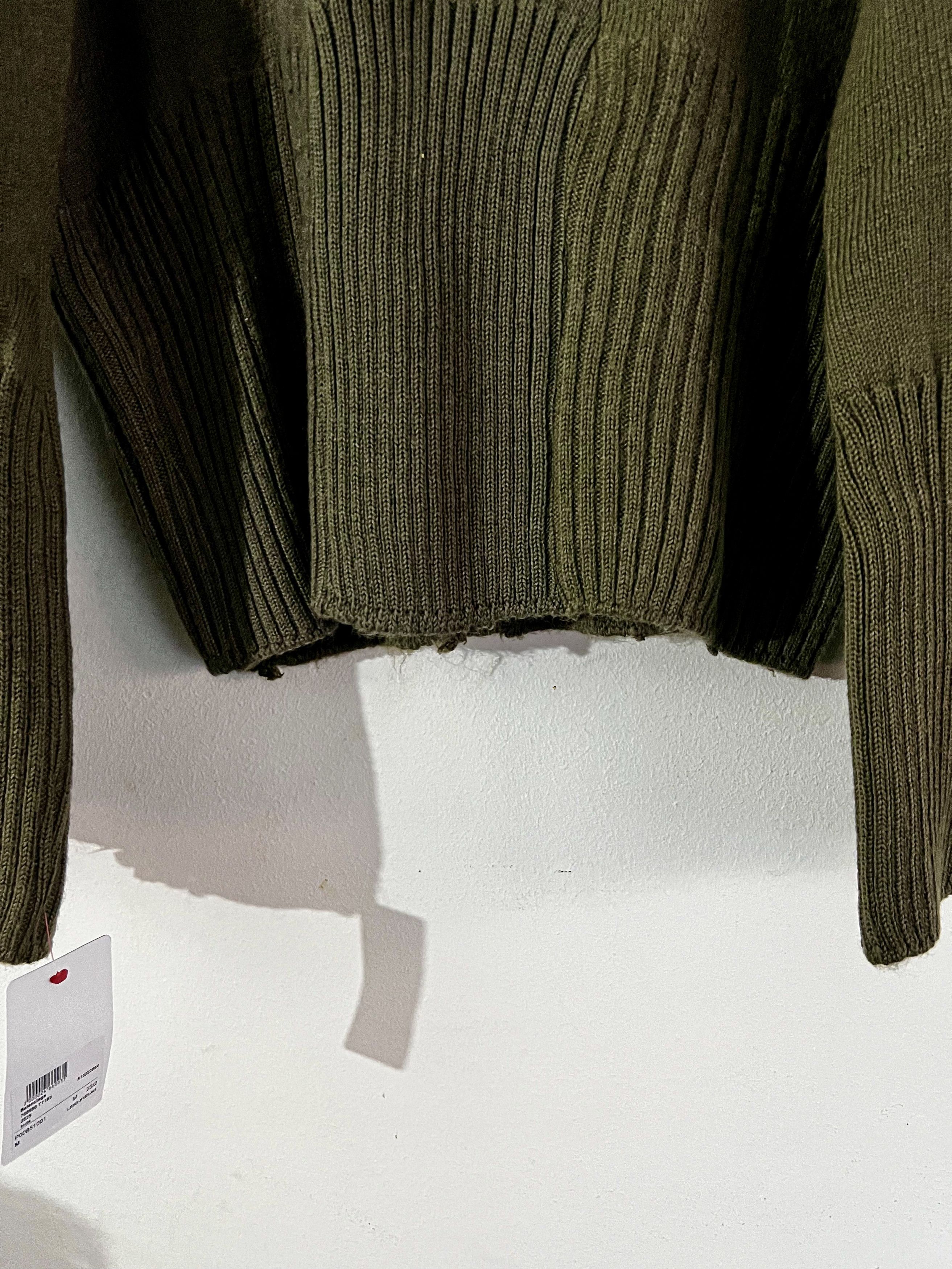 Balenciaga Upcycled Socks Wool-Blend Turtleneck Sweater Size US M / EU 48-50 / 2 - 13 Thumbnail