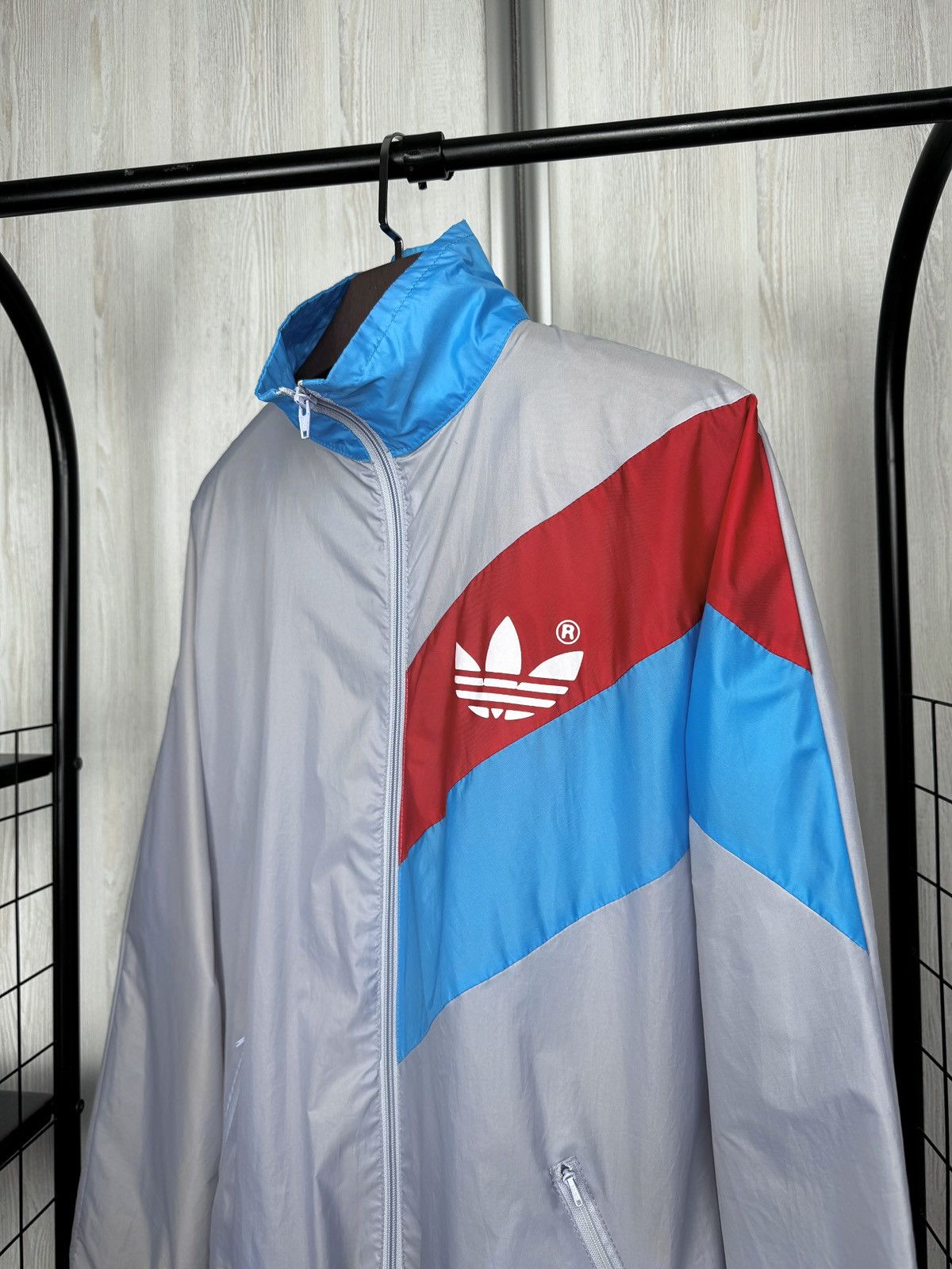 Adidas Adidas vintage 90s Hong Kong colour blocked track top jacket Size US L / EU 52-54 / 3 - 4 Thumbnail