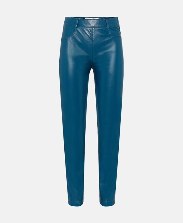 Diane von Furstenberg Leather-look trousers Size 32" / US 10 / IT 46 - 1 Thumbnail