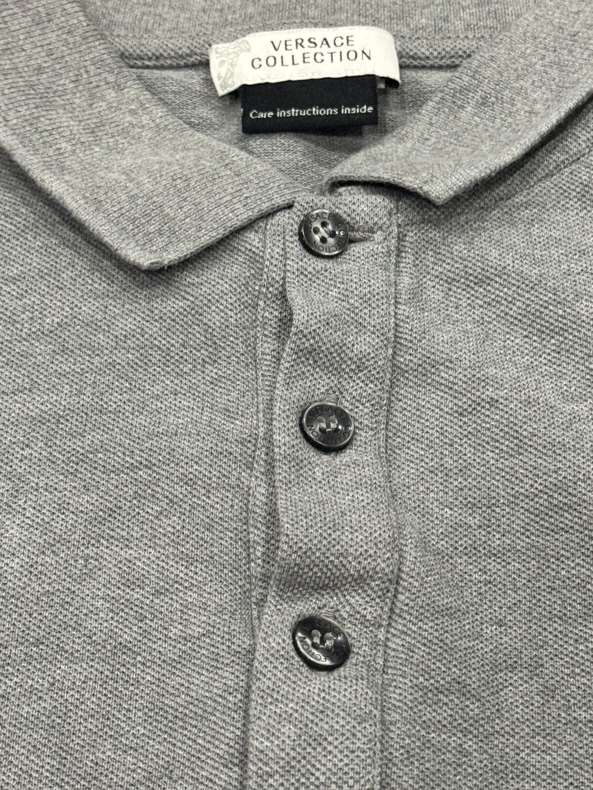 Versace Versace Embroidered Logo Polo Shirt Size US M / EU 48-50 / 2 - 7 Thumbnail