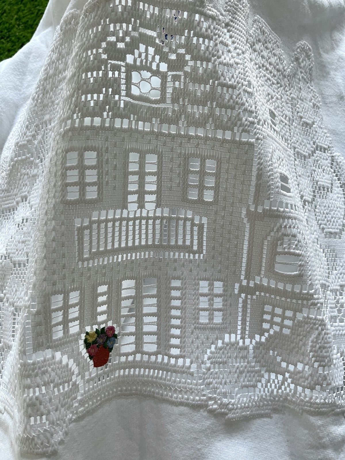 Hanes Vintage 90s Crochet House Crewneck Sweatshirt Size US XL / EU 56 / 4 - 3 Thumbnail