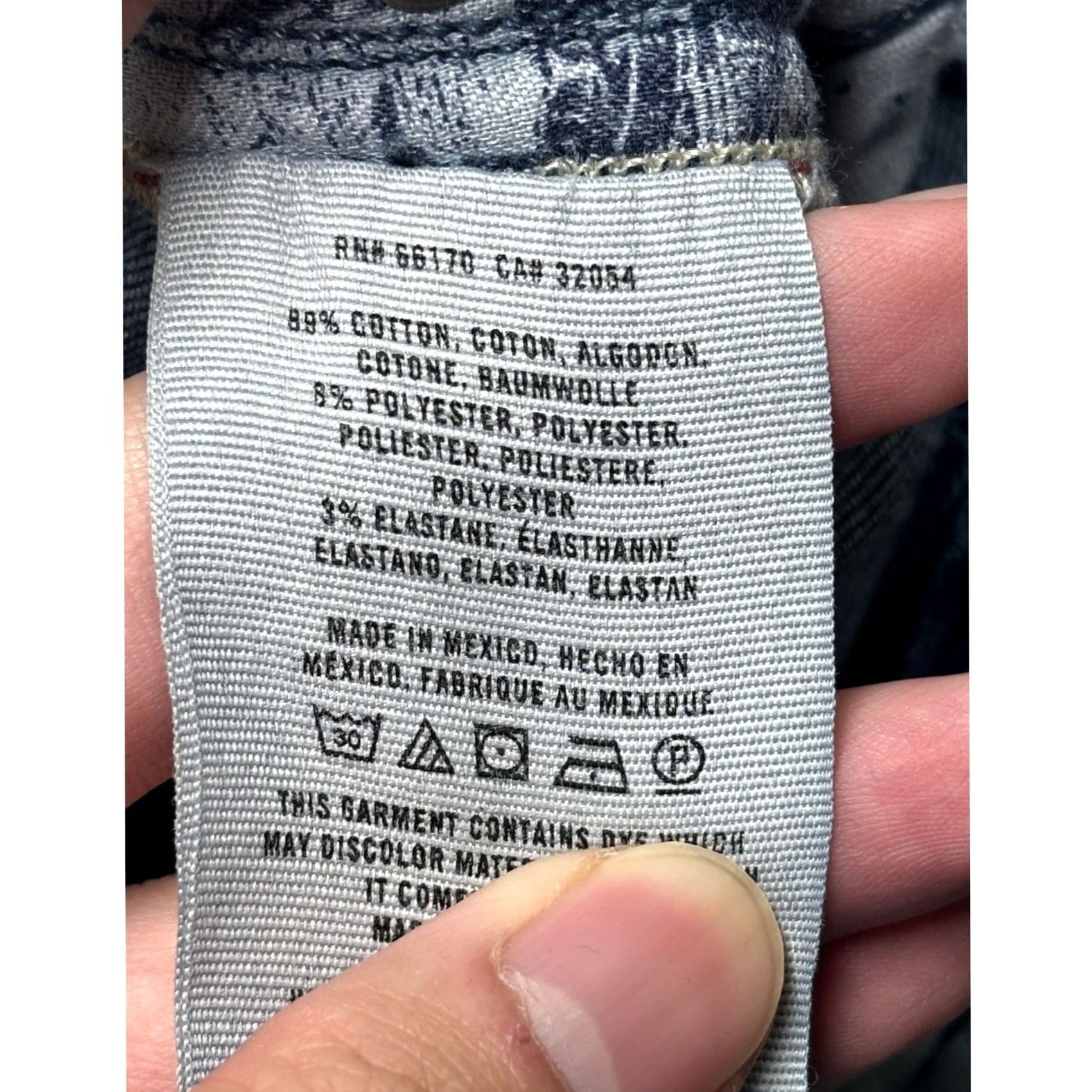 Vintage Pilcro and the Letterpress Jeans Women Denim Slim Blue Wash 28x28 Stretch Distressed Pockets Zip Button Mid Rise 5-Pocket Mexi c o n Size 28" / US 6 / IT 42 - 7 Thumbnail